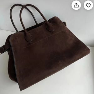 NWT Large Suede Top Handle Tote